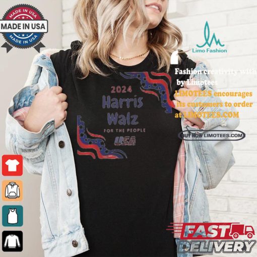 Harris Walz For The People Usa 2024 America Flag Let’s Finish The Job T shirt