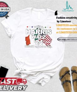 Harris Walz Irish American in Gaeilge Irish language ’24 shirt