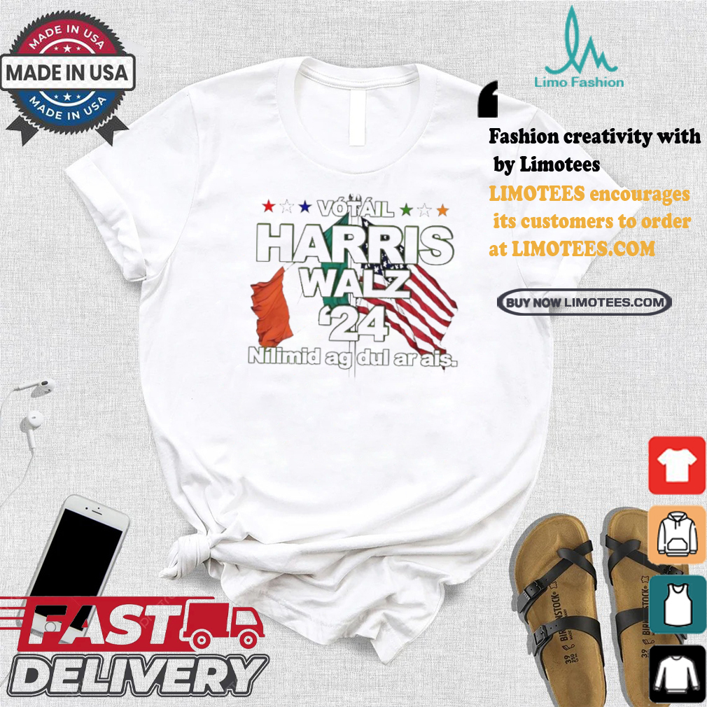 Harris Walz Irish American in Gaeilge Irish language ’24 shirt Harris Walz Irish American in Gaeilge Irish language ’24 shirt