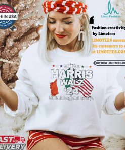 Harris Walz Irish American in Gaeilge Irish language ’24 shirt