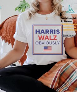 Harris Walz Obviously 2024 Shirt