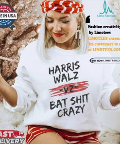Harris Walz Vz Bat Shit Crazy 2024 Presidential Election T shirt