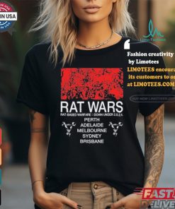 Health Rat Wars Rat Based Warfare Down Under 2024 Perth Adelaide Melbourne Sydney Brisbane T shirts