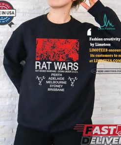 Health Rat Wars Rat Based Warfare Down Under 2024 Perth Adelaide Melbourne Sydney Brisbane T shirts