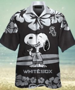 Hibiscus Flowers Snoopy Hawaiian Chicago White Sox Shirt