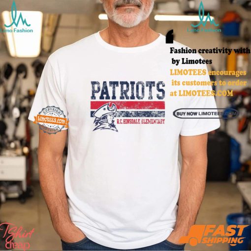 Hinsdale Patriots Navy Red Stripe Shirt