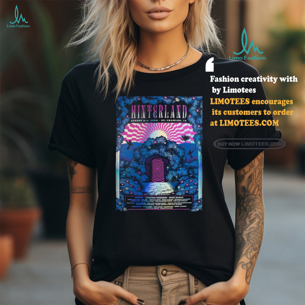 Hinterland August 2 4 2024 St Charles, IA Poster Shirt Hinterland August 2 4 2024 St Charles, IA Poster Shirt