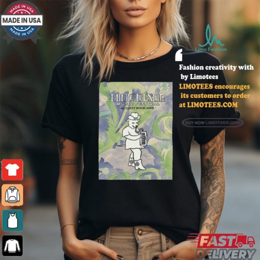 Hinterland Music Festival Activity Book 2024 Poster Shirt