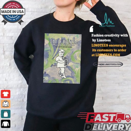 Hinterland Music Festival Activity Book 2024 Poster Shirt