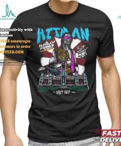 Hita an hall of famer but.. bret hart shirt