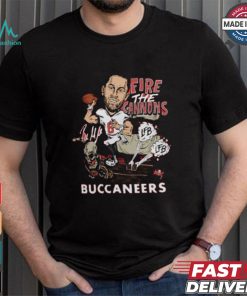 Homage Baker Mayfield Red Tampa Bay Buccaneers Caricature T shirt