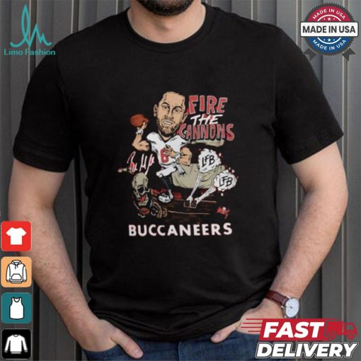 Homage Baker Mayfield Red Tampa Bay Buccaneers Caricature T shirt