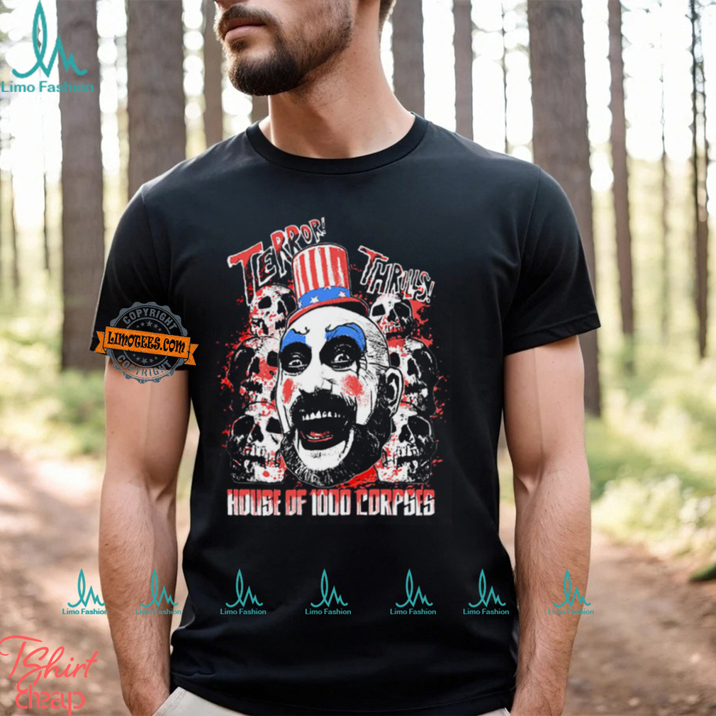 House Of 1000 Corpses Franchise Club Capt Spalding T shirt House Of 1000 Corpses Franchise Club Capt Spalding T shirt