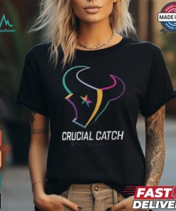 Houston Texans Crucial Catch 2024 Black T Shirt