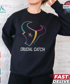 Houston Texans Crucial Catch 2024 Black T Shirt