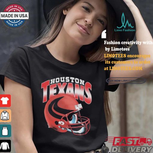 Houston Texans Gradient Helmet T shirt