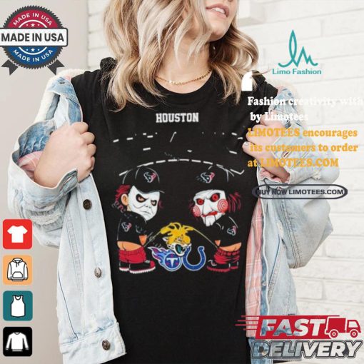 Houston Texans NFL Halloween Peeing Funny Shirt