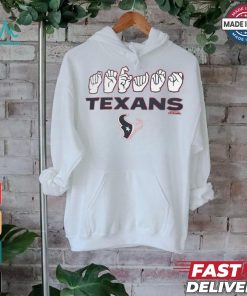 Houston Texans The NFL ASL Collection by Love Sign American Sign Language T Shirt
