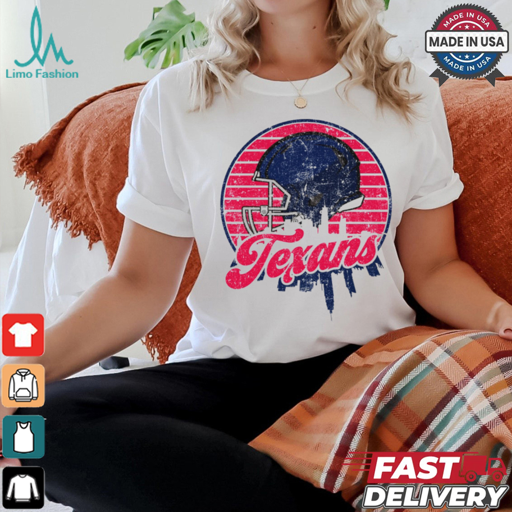 Houston football team Skyline helmet T Shirt Houston football team Skyline helmet T Shirt