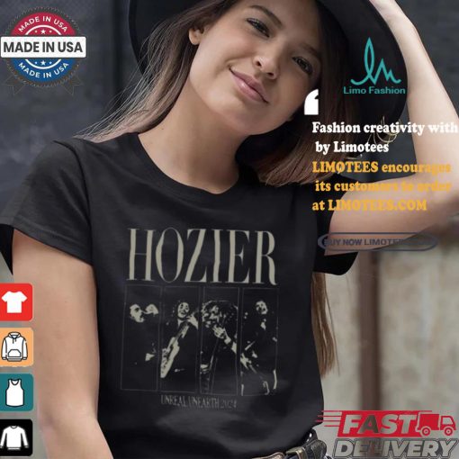 Hozier unreal unearth photo tour concert 2024 shirt