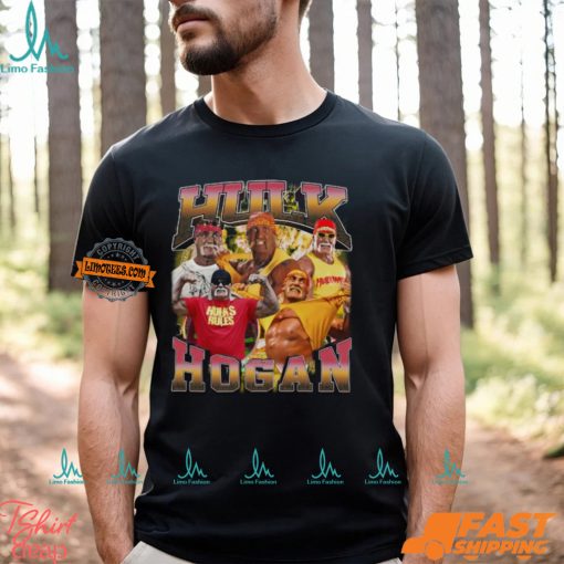 Hulk Hogan Five Pose Wrestling T shirt