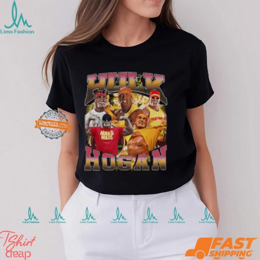 Hulk Hogan Five Pose Wrestling T shirt