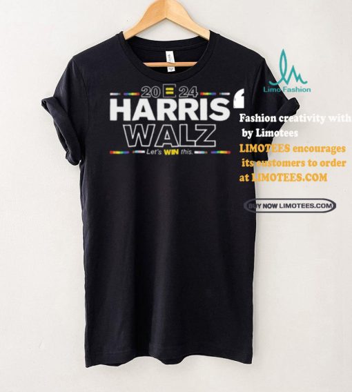 Human Right Campaign Harris Walz 2024 Let Win This T Shirt