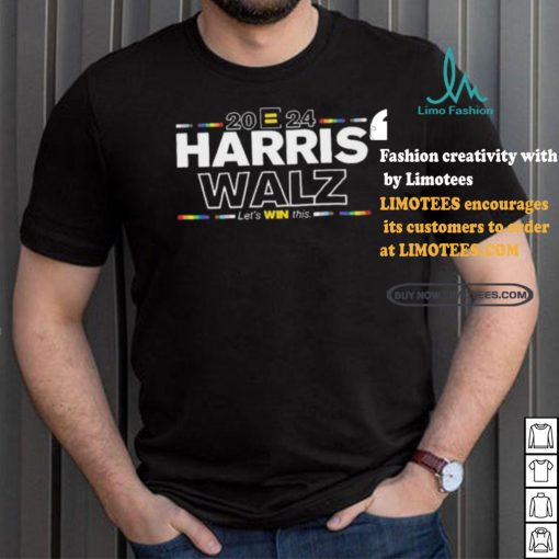 Human Right Campaign Harris Walz 2024 Let Win This T Shirt