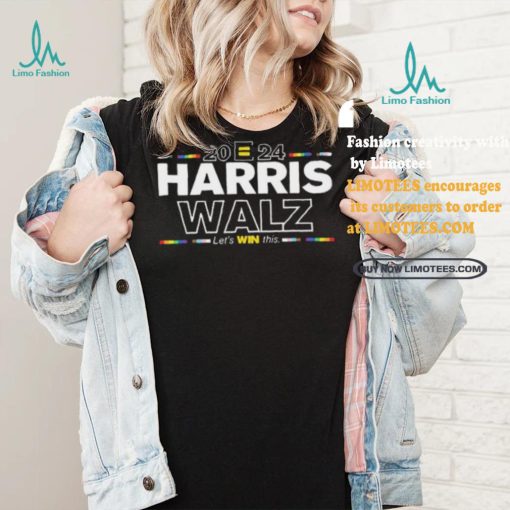 Human Right Campaign Harris Walz 2024 Let Win This T Shirt