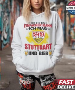 I Am A Simple Man I Like Stuttgart City And Beer T Shirt