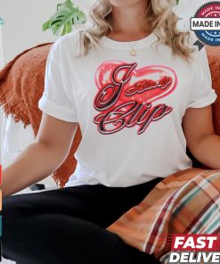 I Love Bloody Clip Airbrush Tee Shirt