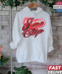 I Love Bloody Clip Airbrush Tee Shirt