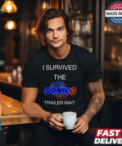 I Survived The Sonic 3 Trailer Wait Tee Shirt