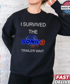 I Survived The Sonic 3 Trailer Wait Tee Shirt