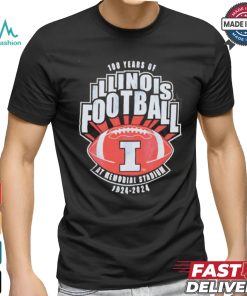 Illinois Fighting Illini 100 Years Of Football 2024 Shirt