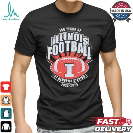 Illinois Fighting Illini 100 Years Of Football 2024 Shirt