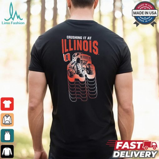 Illinois Fighting Illini Colosseum Toddler Crushing It T Shirt