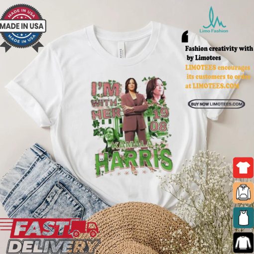 I’m With Her Kamala Harris 1908 Alpha Kappa Alpha Sorority Presidential Candidate T shirt