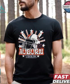 Image One Men's Auburn Tigers Grey Helmet Star T Shirt