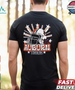 Image One Men's Auburn Tigers Grey Helmet Star T Shirt