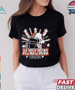 Image One Men's Auburn Tigers Grey Helmet Star T Shirt