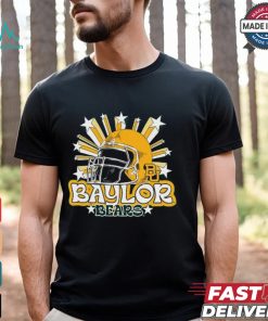 Image One Men's Baylor Bears Grey Helmet Star T Shirt