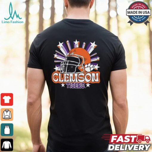 Image One Men’s Clemson Tigers Grey Helmet Star T Shirt