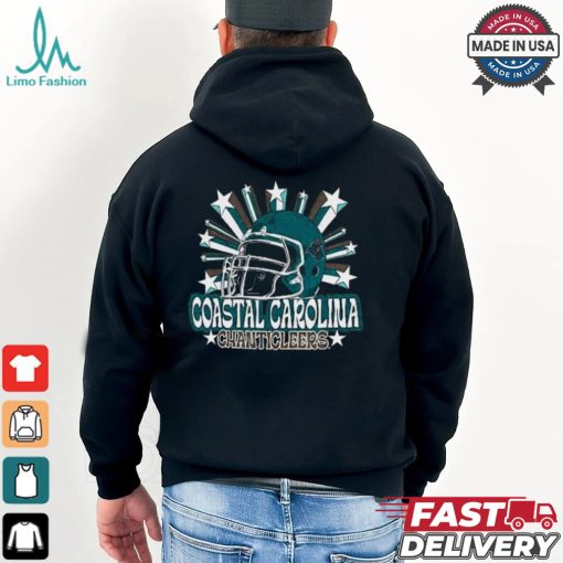 Image One Men’s Coastal Carolina Chanticleers Grey Helmet Star T Shirt
