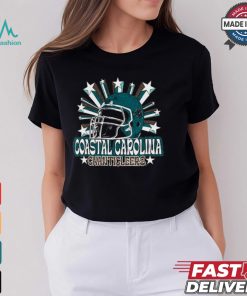 Image One Men's Coastal Carolina Chanticleers Grey Helmet Star T Shirt