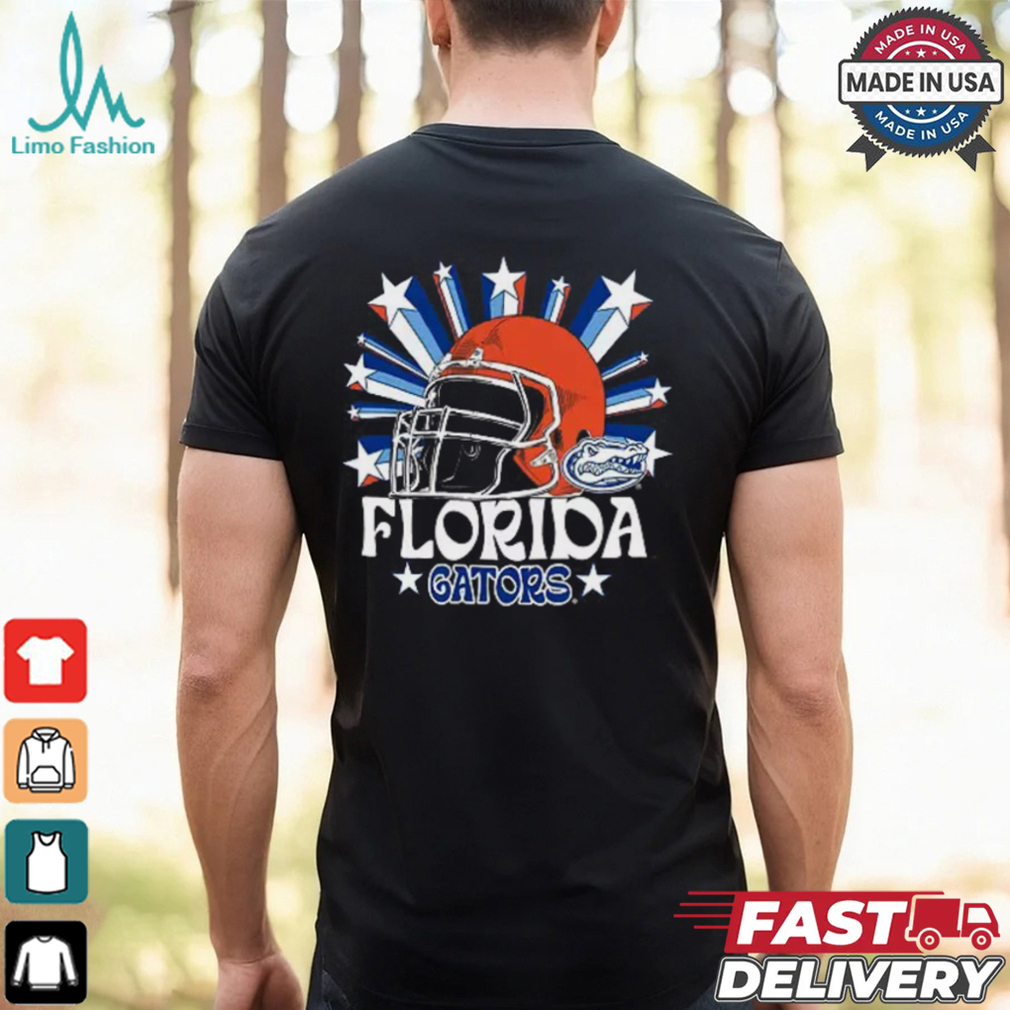 Image One Men's Florida Gators Grey Helmet Star T Shirt Image One Men's Florida Gators Grey Helmet Star T Shirt