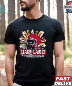 Image One Men's Maryland Terrapins Grey Helmet Star T Shirt