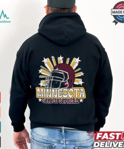 Image One Men's Minnesota Golden Gophers Grey Helmet Star T Shirt