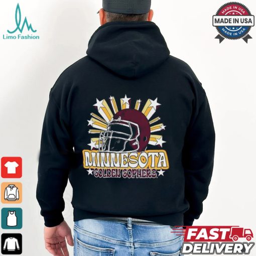 Image One Men’s Minnesota Golden Gophers Grey Helmet Star T Shirt