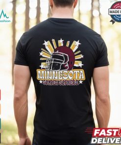 Image One Men's Minnesota Golden Gophers Grey Helmet Star T Shirt